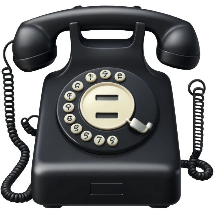 Phone hotline phone emoji