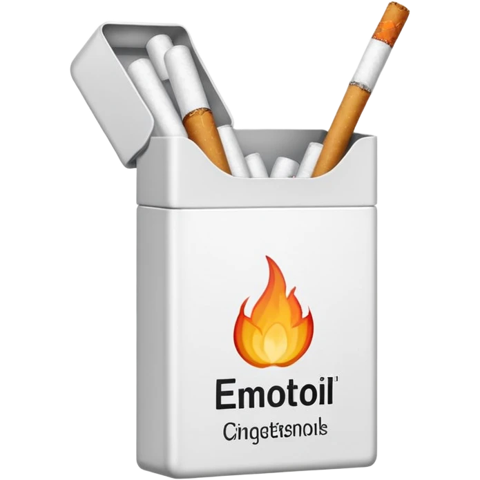 simple cigarette pack emoji emoji