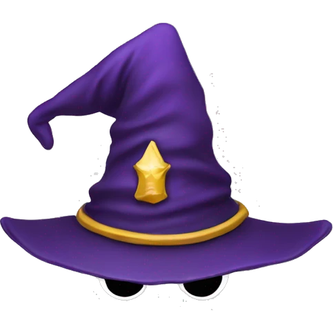 a visualization wearing a wizard hat emoji