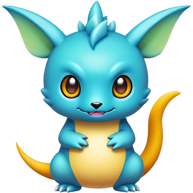 Cool chibi Fakémon-creature emoji