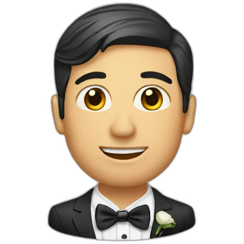 Groom waiting the bride emoji