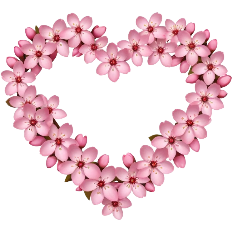 Make a heart with this emoji 🌸 emoji
