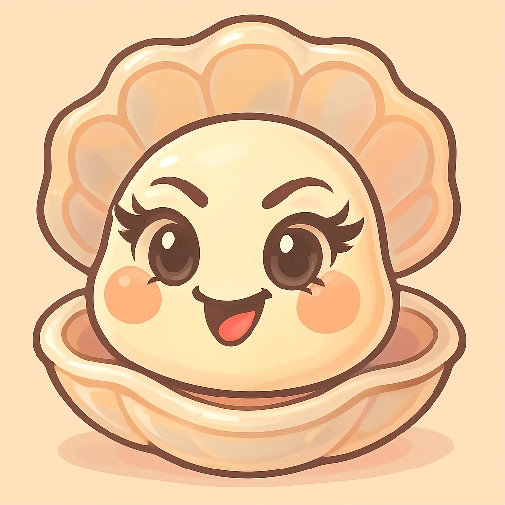 Keep the image identical but enhance the reflections and nuances in pastel, nacreous, cream, peach, and greige tones without changing anything else. emoji