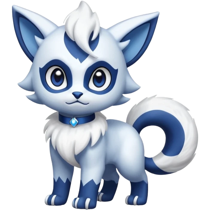 Absol-Meowstic-Fakémon-hybrid-creature (full body)  emoji