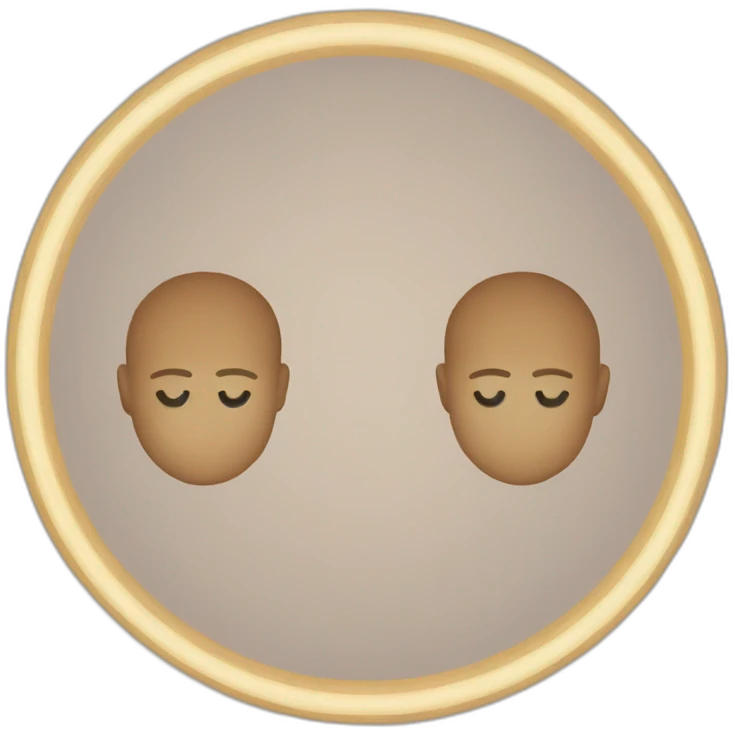 Two round circles emoji