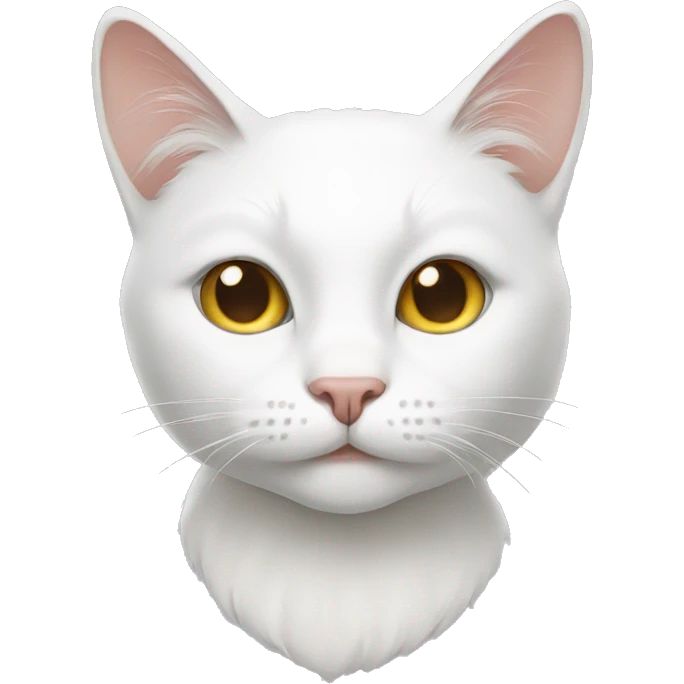 white cat emoji