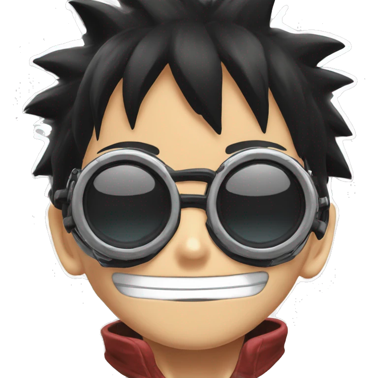 luffy gear 5th with goggles emoji