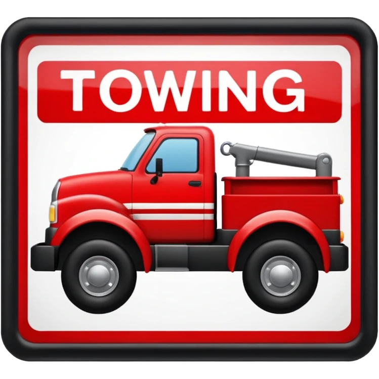 towing zone emoji