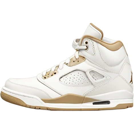 White and beige Jordan’s  emoji