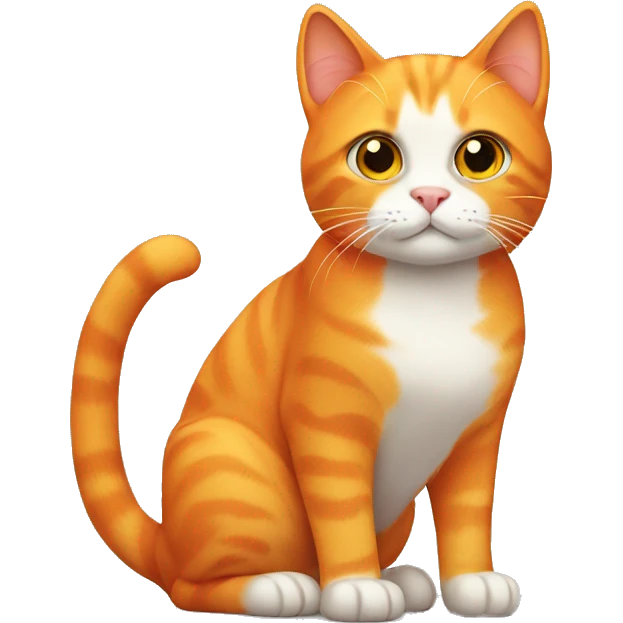 Orange cat emoji