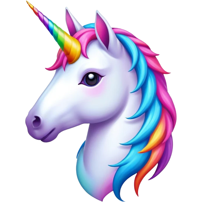 raving unicorn emoji