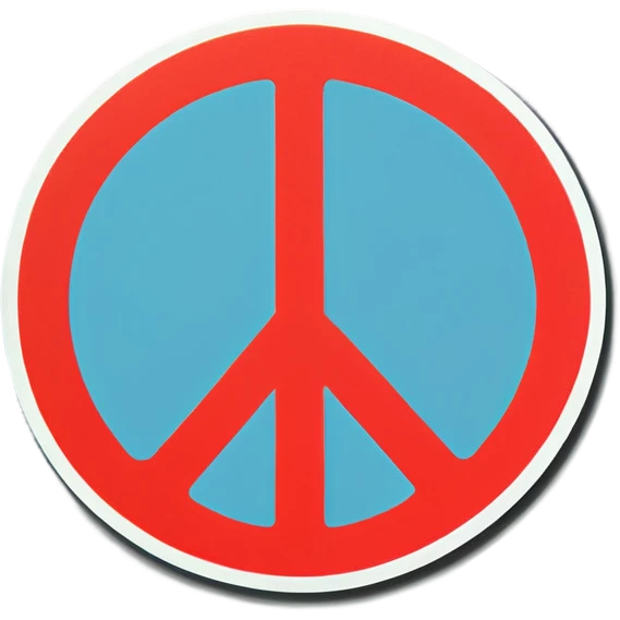 Sad with peace sign emoji