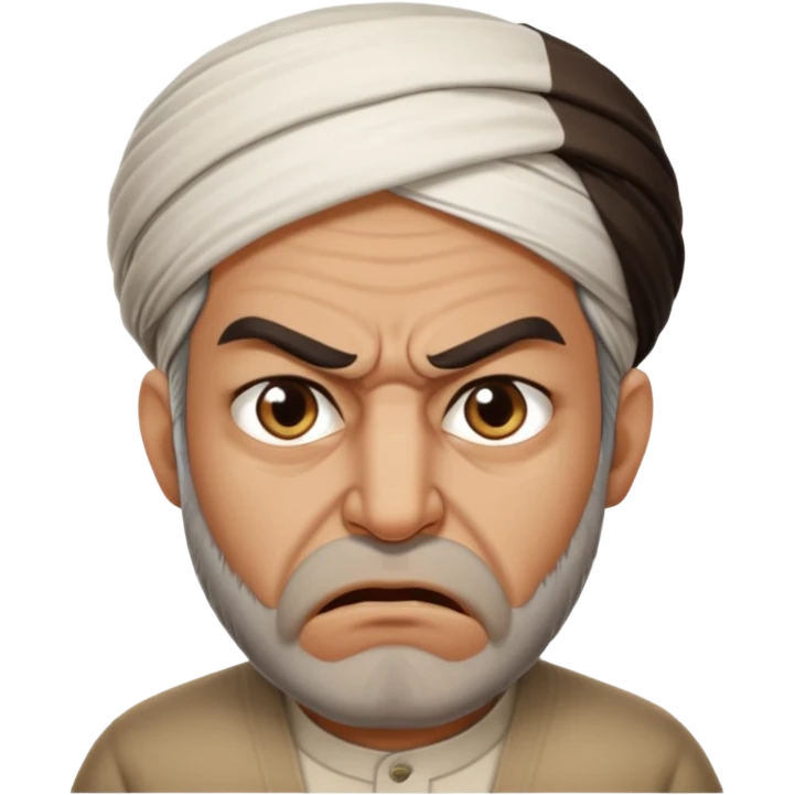 
angry Iranian man face emoji