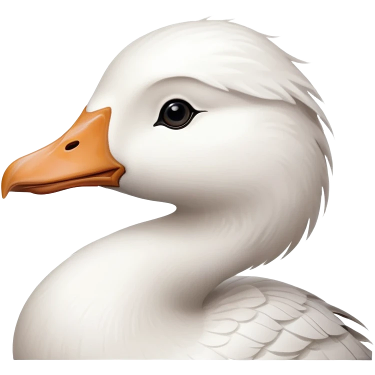 Gans mit überschrift „gans toll“ emoji