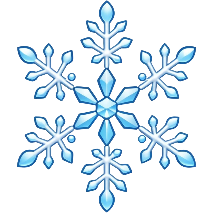 water droplets and snowflake emoji