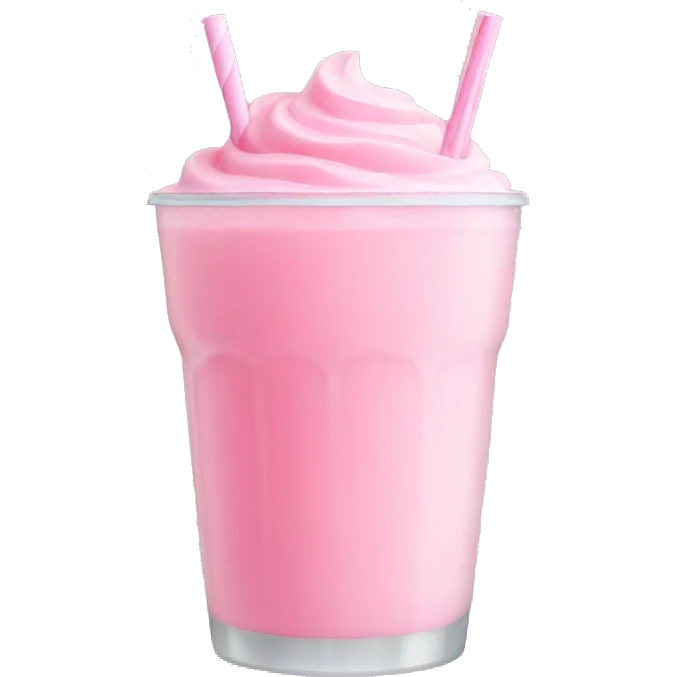 Pastel pink drink emoji
