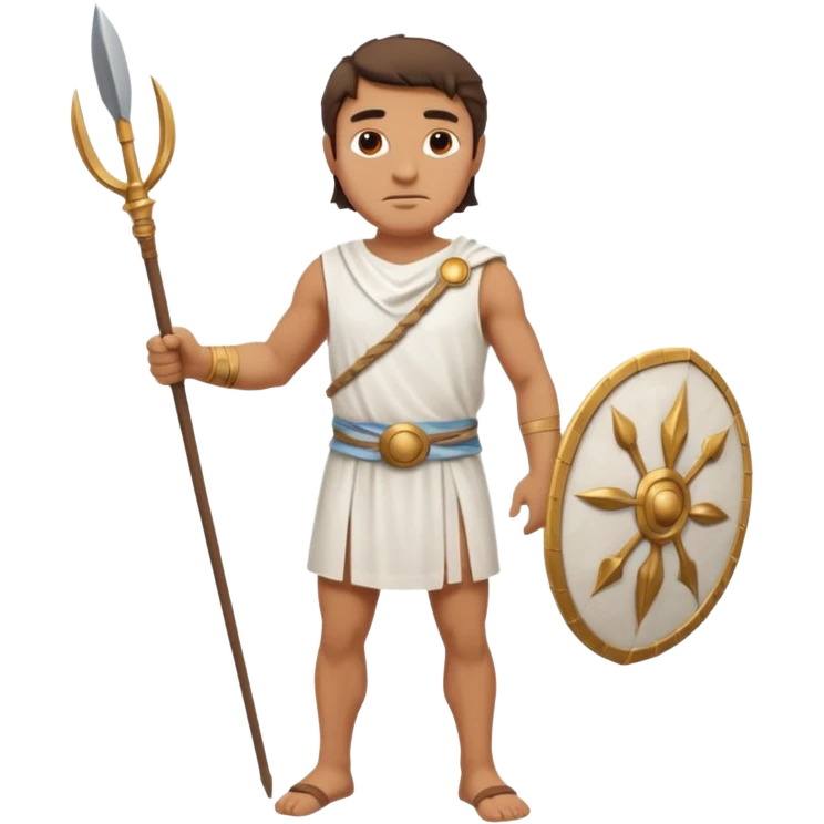 ancient greek man full length emoji