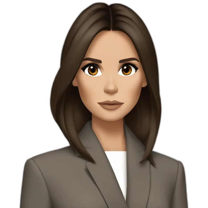 Victoria beckham look at netflix series emoji