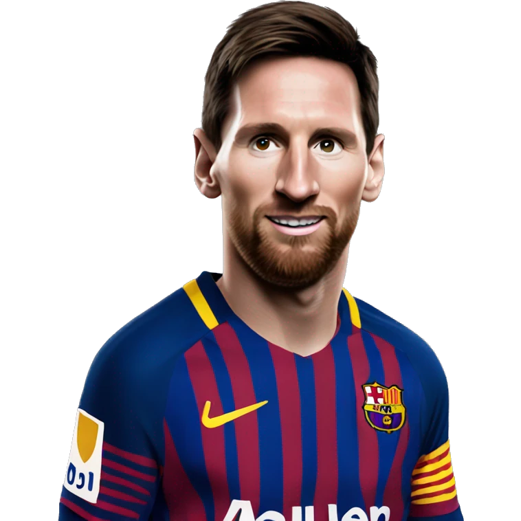 Lionel Messi in Barcelona emoji