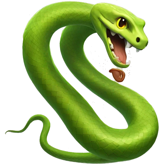 Snake of time emoji