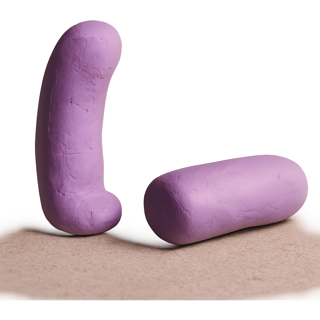 purple upper and under limbs emoji