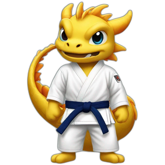 Jiu-Jitsu Dragon emoji