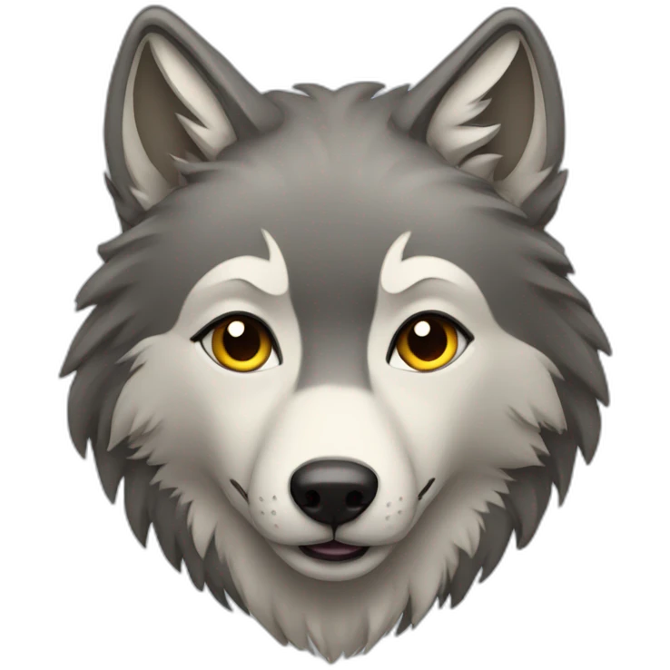 Female wolf  emoji