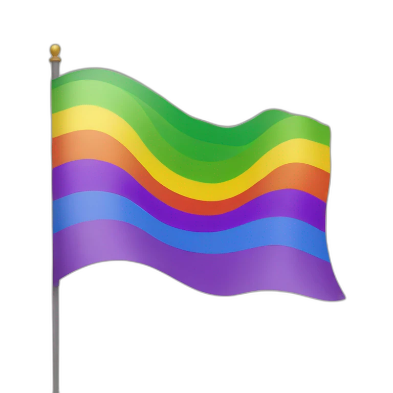 Pride flag emoji
