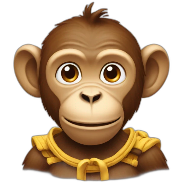 Monkey at mcdonald emoji