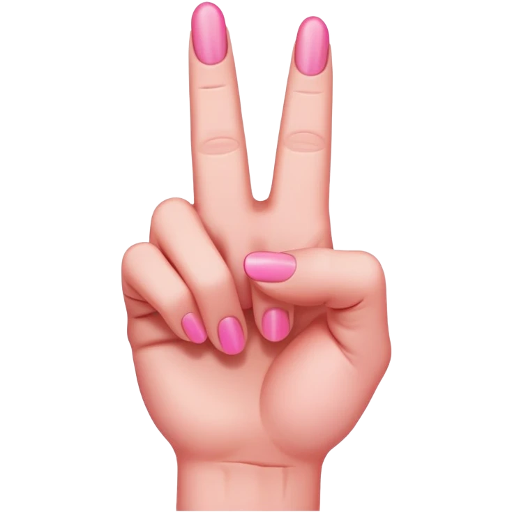pink middle finger emoji