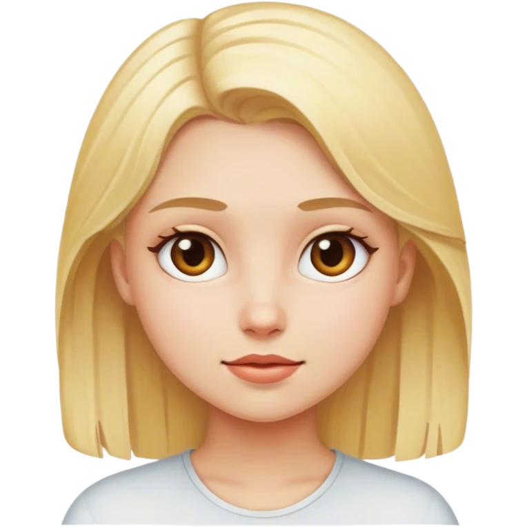 Spiritualized blonde girl  emoji