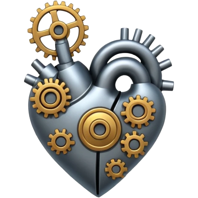 iron mechanical heart emoji