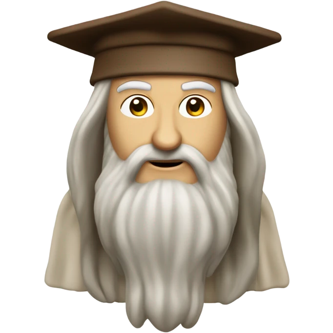 Leonardo Da Vinci che parla al cellulare lanciandosi da un aereo in volo emoji