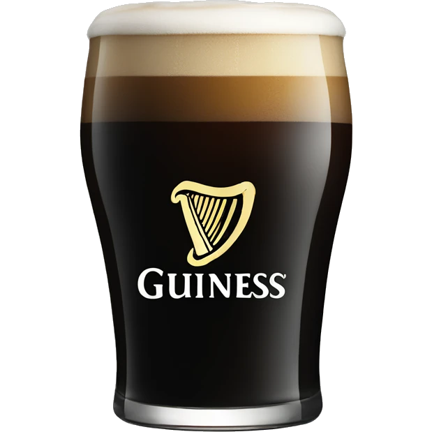 Guinness, pint emoji