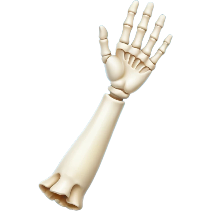 singular arm bone emoji