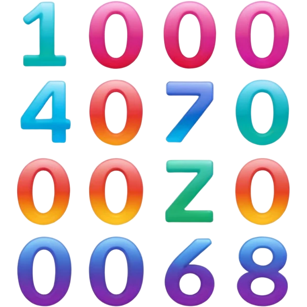 numbers emoji