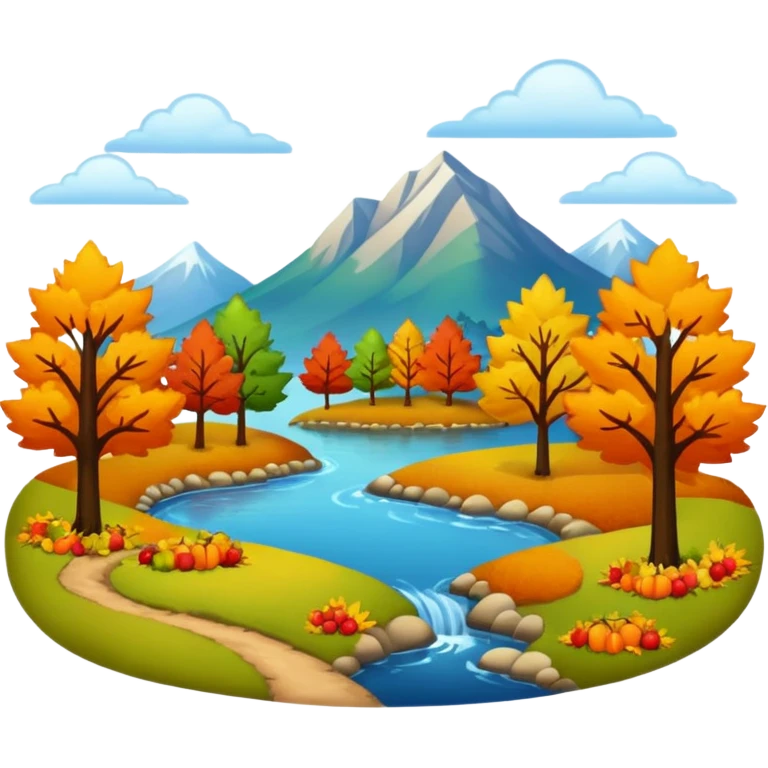 fall landscape emoji