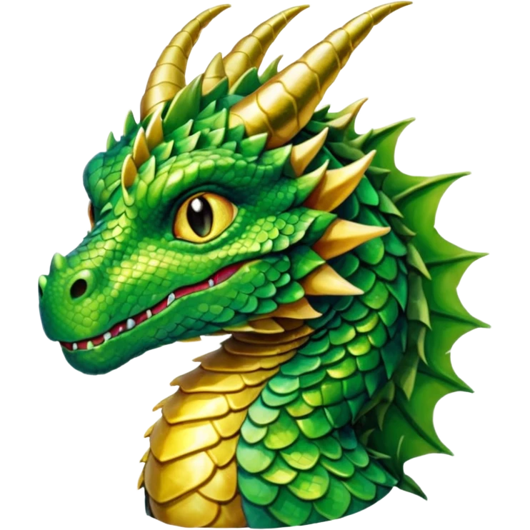 Rhaegal from Games of throne character face only front face emoji