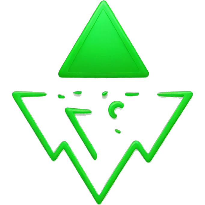 green triangle up emoji