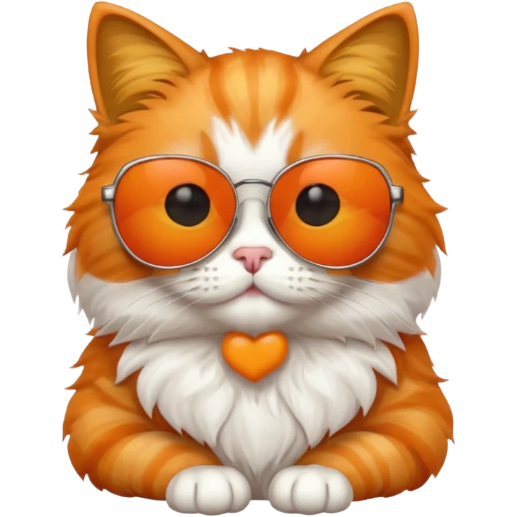 Cat wearing sunglasses emoji