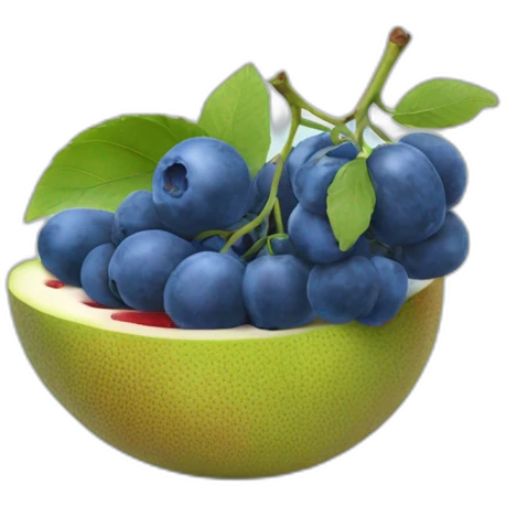 Un Bleuet le fruit emoji