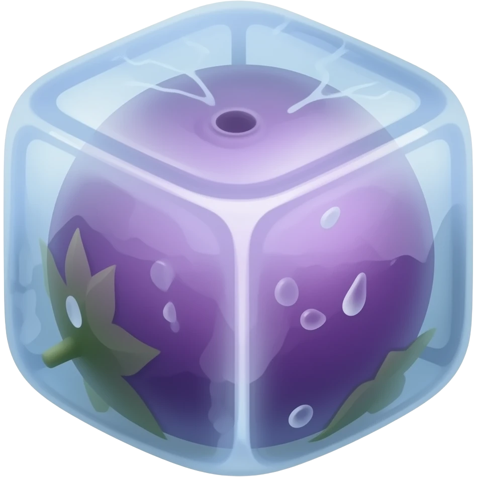 ice blackcurrant emoji