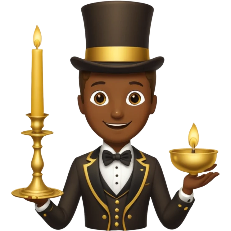 Character in Beauty and the Beast: Candlestick Butler Lumia emoji