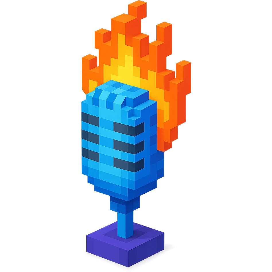 microphone with flames emoji