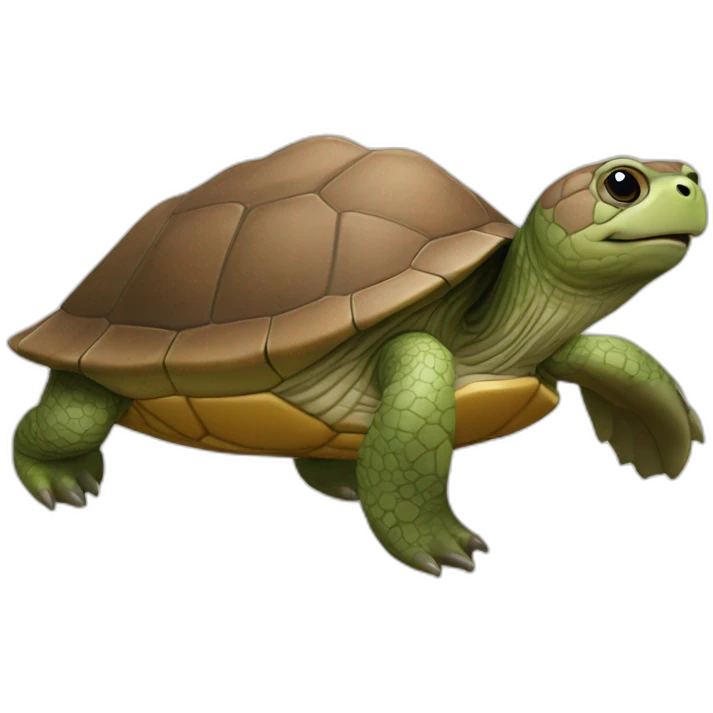 Tortue sur loutre emoji