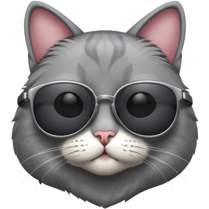 Cat wearing sunglasses emoji