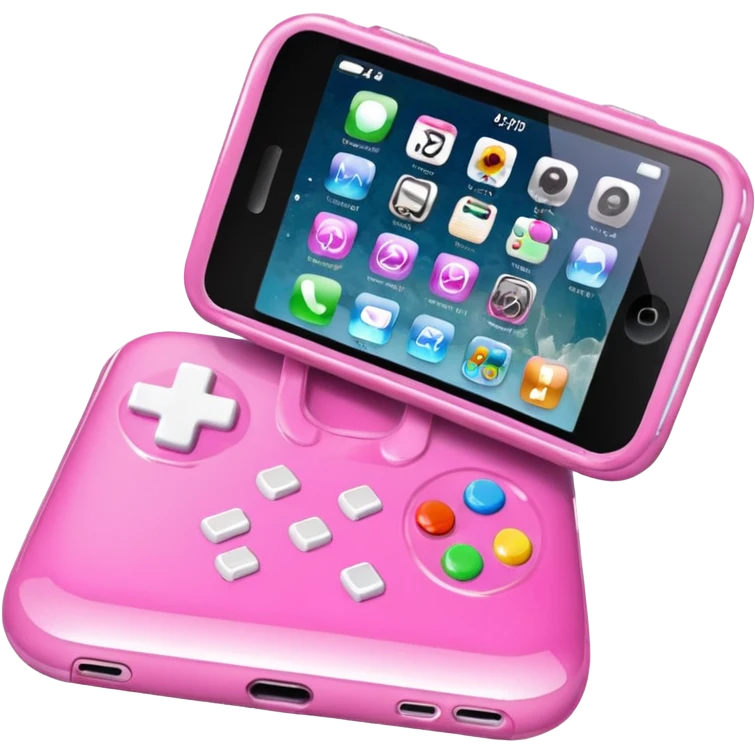 i need gaming classick iphone  pink pack literally for girls soft png 3d illustrations emoji