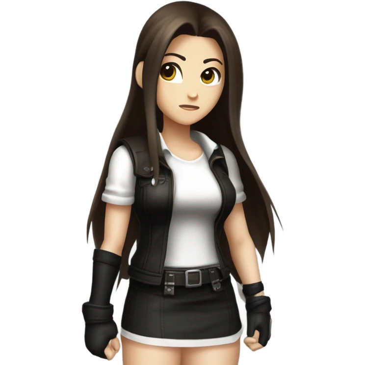 tifa from final fantasy vii emoji
