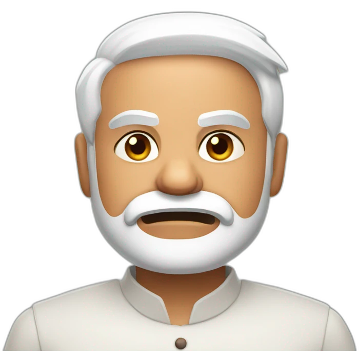 Angry Narendra Modi emoji