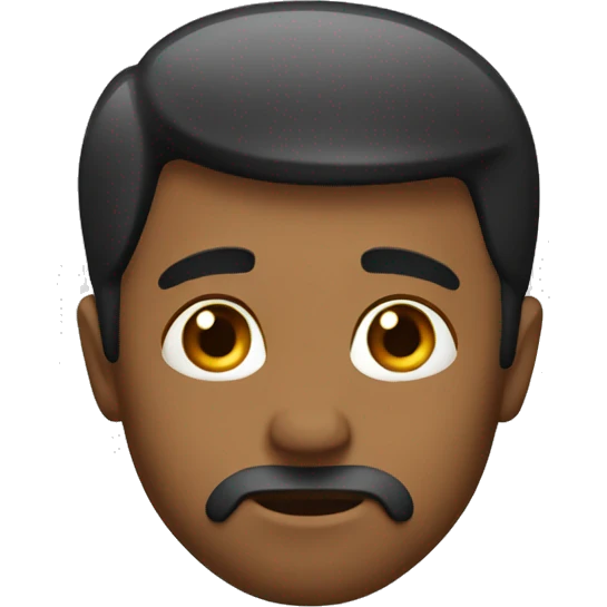 Man shy love emoji